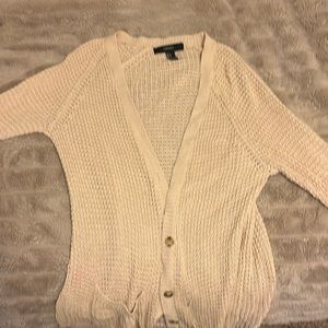 Forever 21 tan Cardigan size small